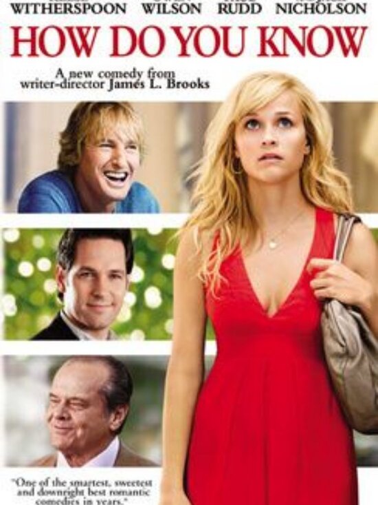 How Do You Know Reese Witherspoon Owen Wilson Paul Rudd DVD Columbia - Picture 1 of 5